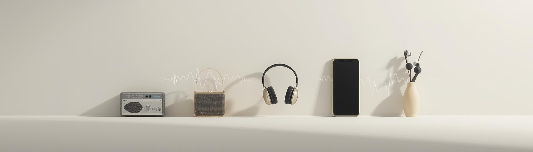 Evolution des Audio-Medienkonsums